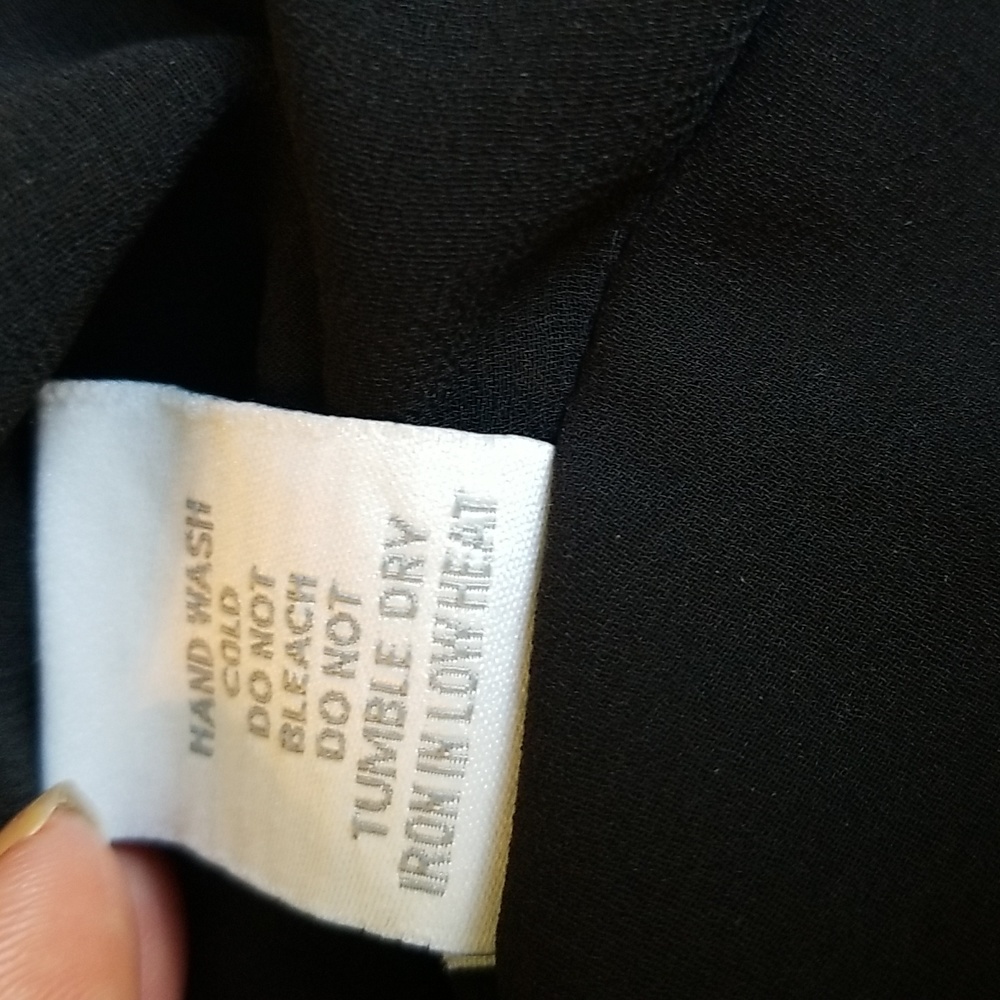 Mystree Sheer Black Blouse - Picture 8 of 8